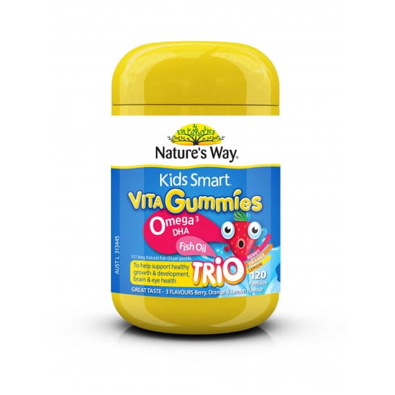 Natures Way Kids Smart Vita Gummies Omega 120 Pastilles