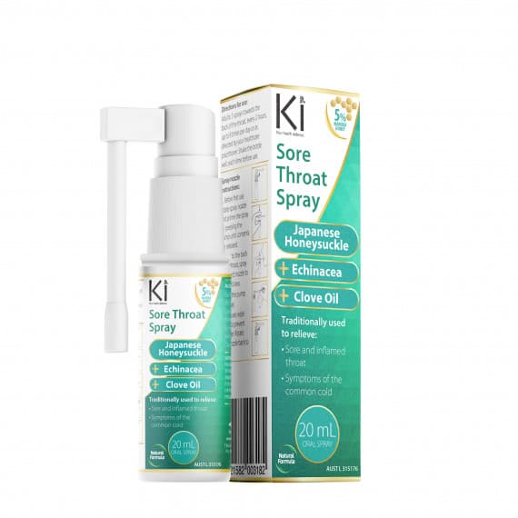 Ki Sore Throat Spray 20ml soothing relief – Pharmacy Direct