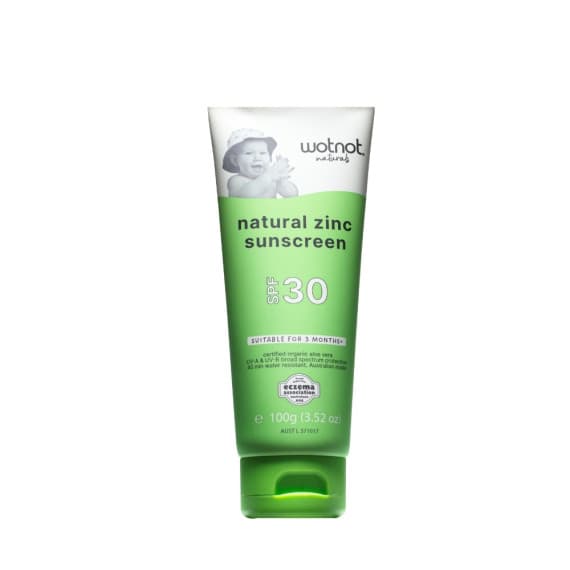 WotNot Baby Natural Sunscreen SPF 30+ 100g – Pharmacy Direct