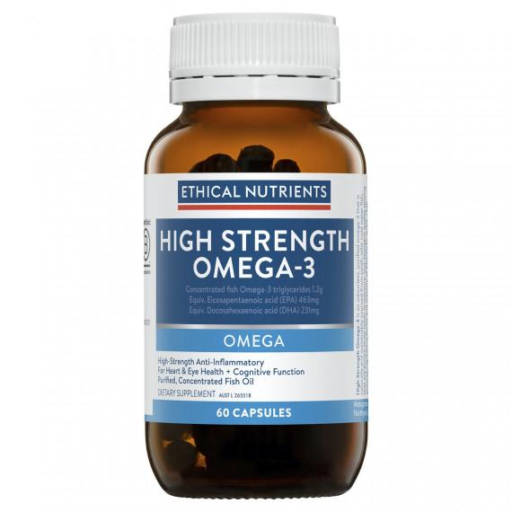 Ethical Nutrients High Strength Omega-3 Capsules for Heart and Brain Health - Pharmacy Direct