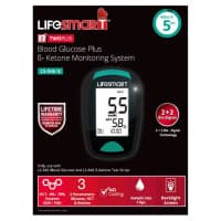 LifeSmart Blood Glucose Plus Ketone Monitor System Bluetooth Device Only