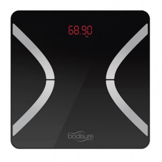 Bodisure BBC100 Smart Body Composition Scale Black accurate measurements at Pharmacy Direct