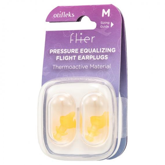 Otifleks Flier Flight Earplugs Medium 1 Pair for comfortable flying – Pharmacy Direct