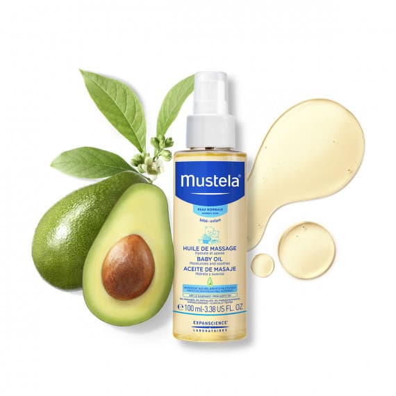 Mustela Baby Massage Oil 100ml gentle baby skincare – Pharmacy Direct