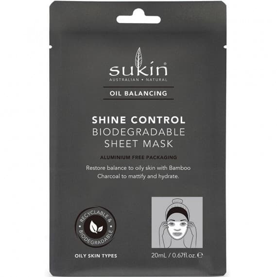 Sukin Oil Balancing Sheet Mask for Shine Control - Pharmacy Direct