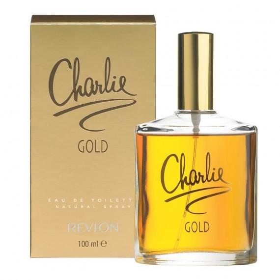 Revlon Charlie Gold EDT Spray 100ml - Elegant fragrance available at Pharmacy Direct
