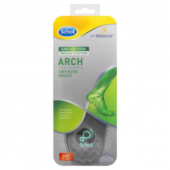 Scholl In-Balance Orthotics Arch Insole Medium 1 Pair
