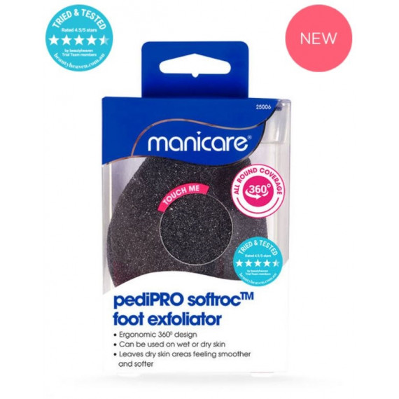 Manicare PediPro Soft ROC Foot Exfoliator 1 Pack at Pharmacy Direct for smooth, refreshed feet