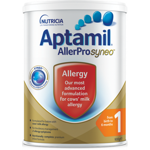 Aptamil AllerPro Syneo 1 Infant Formula 0-6 Months 900g