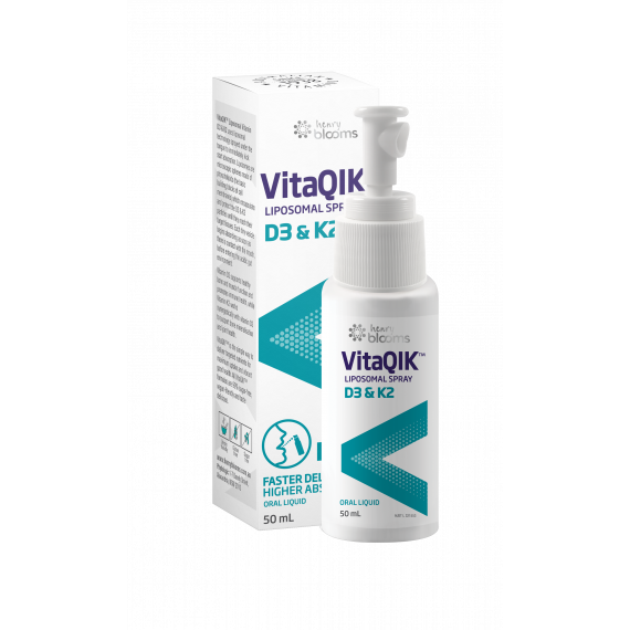 Henry Blooms D3 K2 Spray 50ml for Bone and Heart Health at Pharmacy Direct