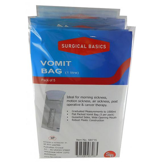 Buy Surgical Basics Vomit Bag 5 Pack Online Pharmacy Direct AU