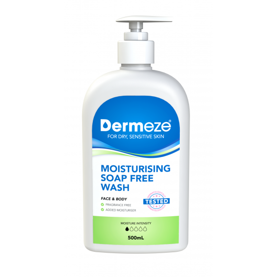 Dermeze Moisturising Soap Free Wash 500ml