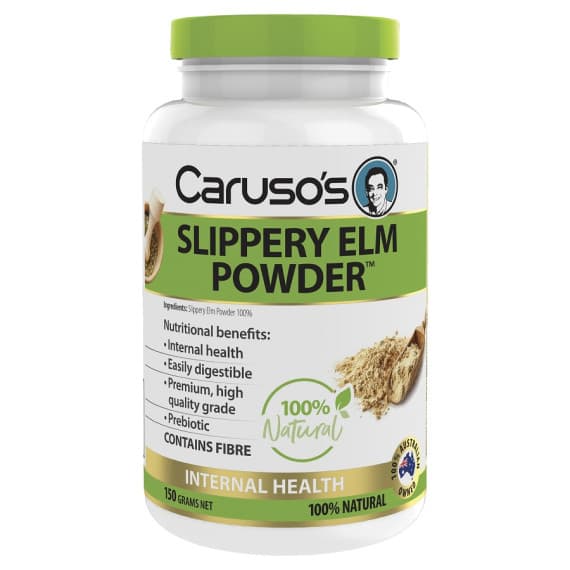 Caruso's Slippery Elm Powder 150g for Digestive Relief - Pharmacy Direct