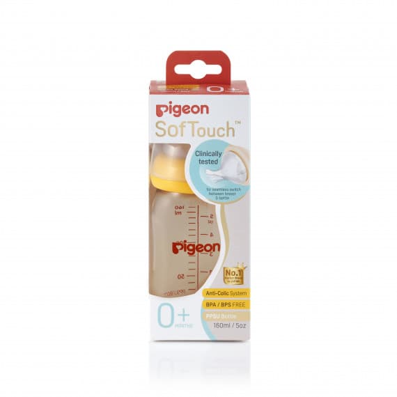 Pigeon PPSU Slim Neck Bottle 160ml for Safe Baby Feeding - Available at Pharmacy Direct