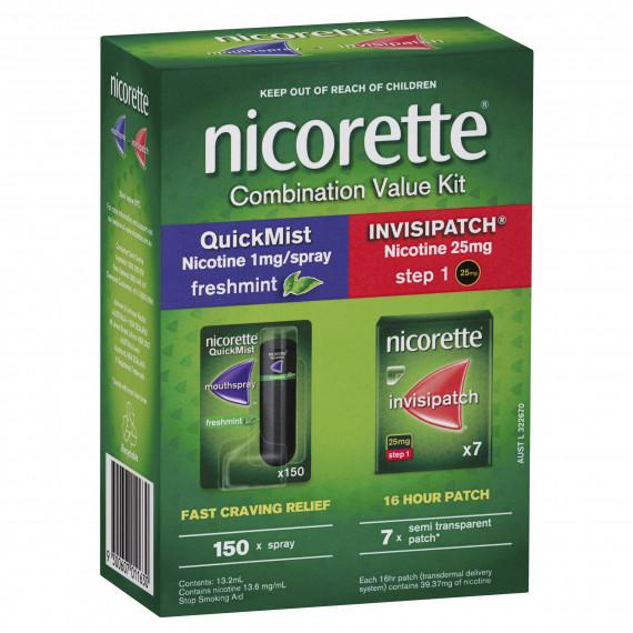 Nicorette Combo Value Kit quit smoking support aid – Pharmacy Direct