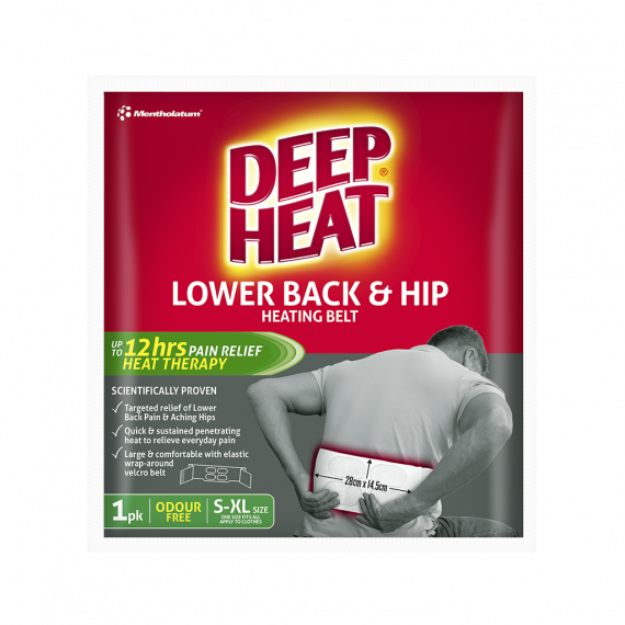 Deep Heat Lower Back & Hip Heating Belt 1 Pack