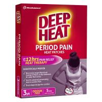 Deep Heat Period Pain Patches 3 Pack