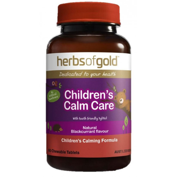 Herbs of Gold Childrens Calm Care 60 Tablets