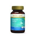 Herbs of Gold Vitamin D3 1000 120 Capsules VEGAN IN RICE BRAN OIL