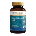 Herbs of Gold Natural Vitamin E 500IU 100 Capsules