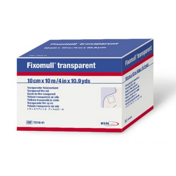 Fixomull Transparent Film Tape 10cm x 10m - Buy Online at Pharmacy Direct