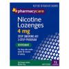 Pharmacy Care Nicotine Lozenges 4mg Peppermint 72 Pack