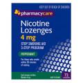 Pharmacy Care Nicotine Lozenges 4mg Peppermint 72 Pack
