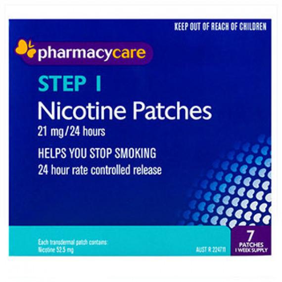 Pharmacy Care Nicotine Patches 21mg 7 Pack