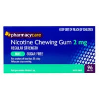 Pharmacy Care Nicotine Gum 2mg Mint 96 Pack