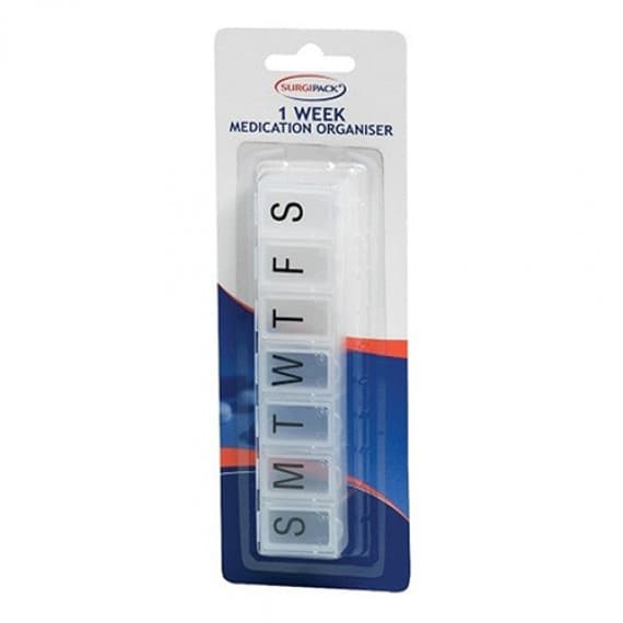 SurgiPack Safe T Dose 1 Week Medication Organiser