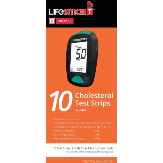 LifeSmart Cholesterol Test Strip 10 Pack