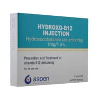 Hydroxo B12 Injection 1mg 1ml 3 Ampoules