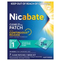 Nicabate Clear Patches 21mg 7 Patches