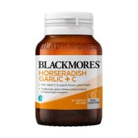 Blackmores Horseradish Garlic plus C 50 Tablets