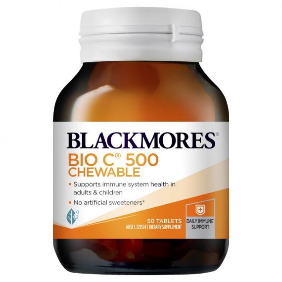 Blackmores Bio-C Chewable 500mg Tablets for Immune Support - Pharmacy Direct