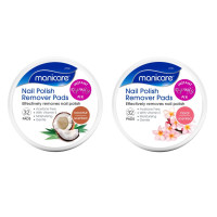 Manicare Nail Polish Remover Pads Coconut 32 Pads