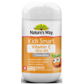 Natures Way Kids Smart Vitamin C Zinc and D3 75 Tablets