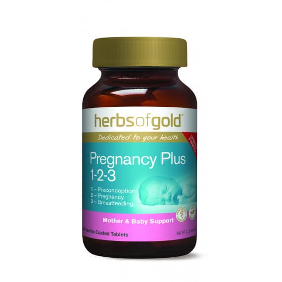 Buy Herbs of Gold Pregnancy Plus 1 2 3 60 Tablets Online Pharmacy Direct AU