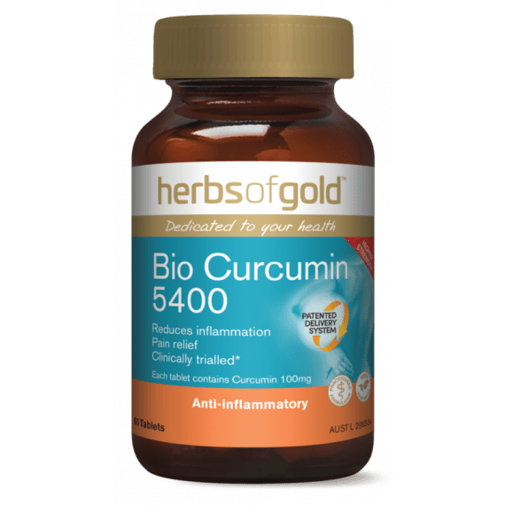 Herbs of Gold Bio Curcumin 5400 Tablets - Anti-Inflammatory Support | Pharmacy Direct