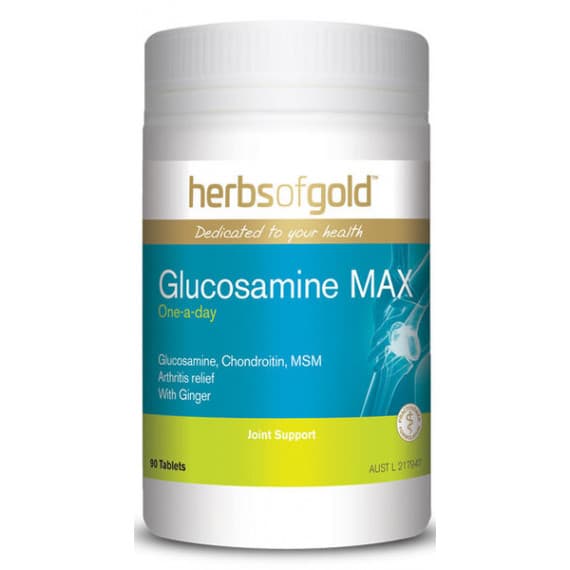 Herbs of Gold Glucosamine Max tablets for joint health - Pharmacy Direct