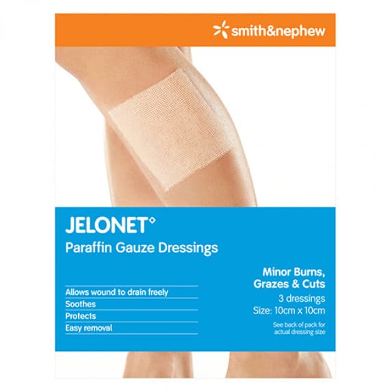 Jelonet Paraffin Gauze Dressings - Shop Online at Pharmacy Direct