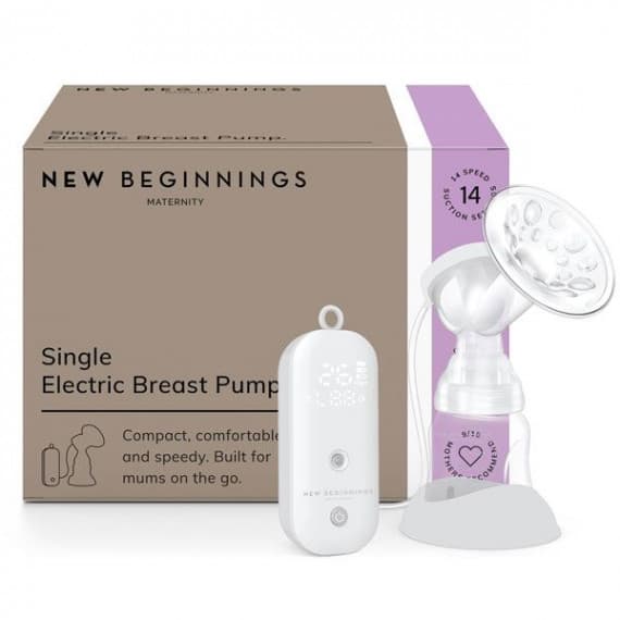New Beginnings Single Electric Breast Pump - Comfortable and Efficient Pumping - Pharmacy Direct