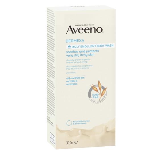 Buy Aveeno Dermexa Daily Emollient Body Wash 300ml Online Pharmacy Direct AU