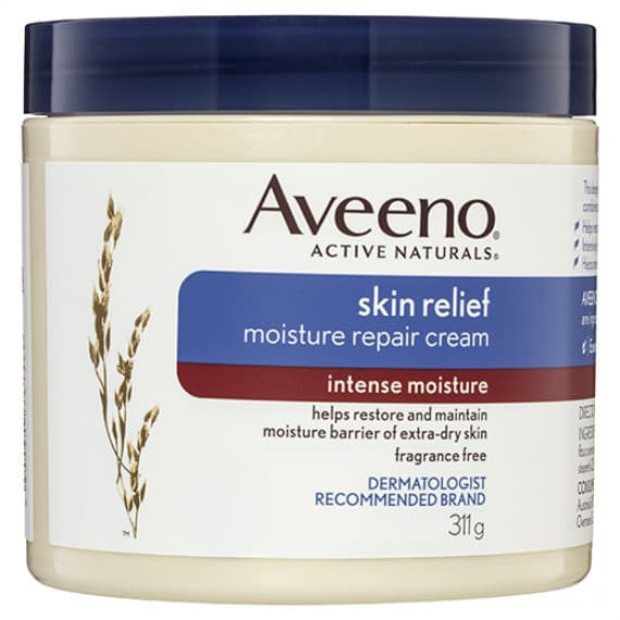 Aveeno Skin Relief Moisturising Repair Cream 311g for Dry Skin at Pharmacy Direct