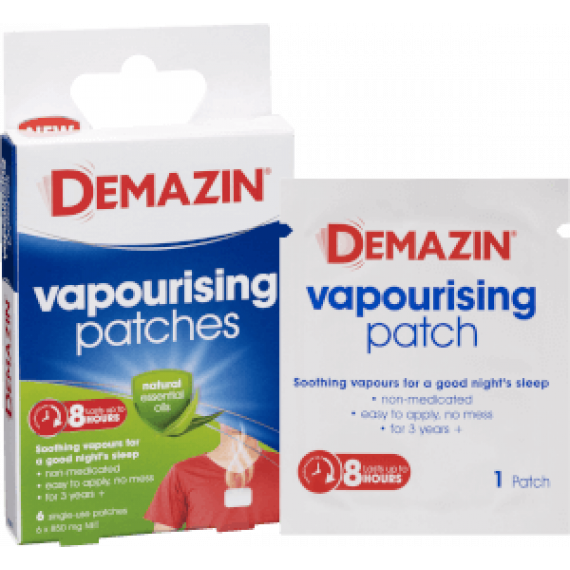 Demazin Vapourising Patches 6 Pack
