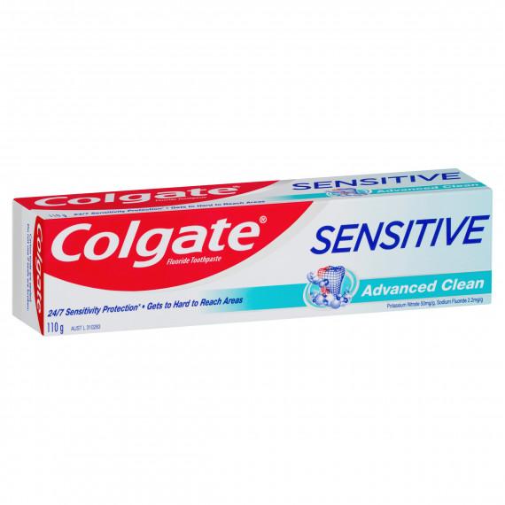 Colgate Sensitive Advanced Clean Toothpaste 110g for relief - Pharmacy Direct