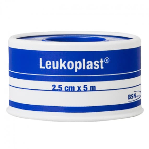 Leukoplast waterproof tape 2.5cm x 5m strong adhesion at Pharmacy Direct