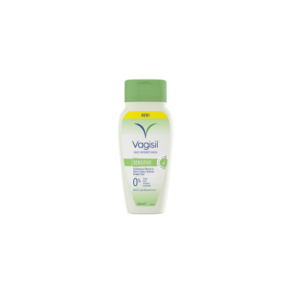 Vagisil Sensitive Intimate Wash 240ml gentle feminine care - Pharmacy Direct