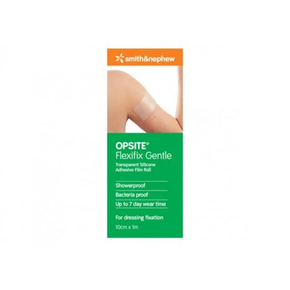 Opsite Flexifix Gentle Transparent Silicone Adhesive Film Roll 10cm x 1m