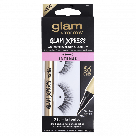 Buy Glam By Manicare 73. Mia Louise Xpress Adhesive Eyeliner And Lash Kit Online Pharmacy Direct AU